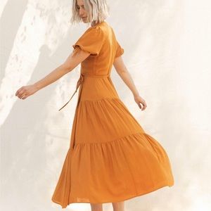 Christy Dawn Augusta Dress in Turmeric size small
